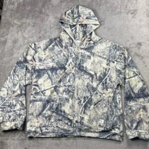 Akimbo Club Real Tree Camo Hoodie Adult Size Large Full Zip‎